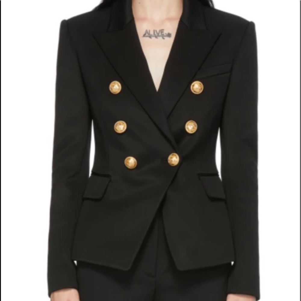 Balmain Double Breasted Blazer - image 1